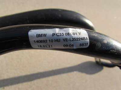 BMW Fuel Gas Filler Tube Pipe 16117205704 F10 528i 535i 550i7